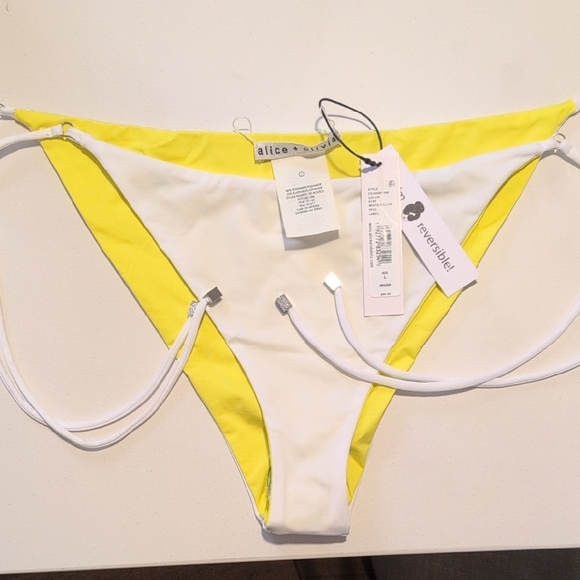 NWT Alice+Olivia Bikini Bottom And Bag - Picture 1 of 5
